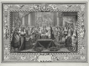 Cerimonia di matrimonio di Luigi XIV (1638-1715) Re di Francia e Navarra, e l